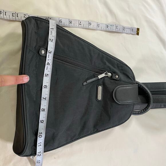 Baggallini Dark Grey Convertible Backpack OS Travel Pockets main image 8